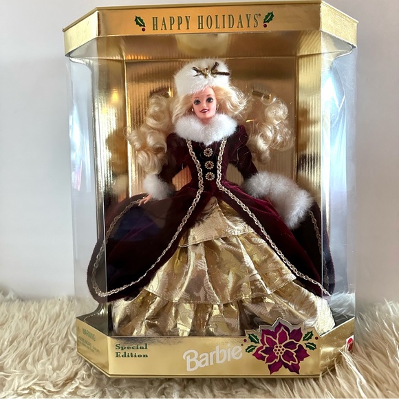 Vintage New In Box 1996 Happy Holiday Barbie Special Edition - Picture 1 of 12